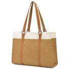 Sacola feminina Barsine para laptop de 15,6" de lona bicolor