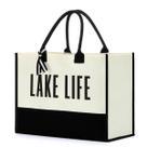 Sacola Forbidden Paper Travel Lake House 43x20x32cm