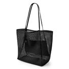 Sacola KALIDI Beach Mesh Hobo dobrável 23L para mulheres