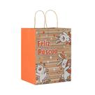 Sacola kraft pascoa bunny m 17,5x8,5x21,5cm com 10 un. Sacola kraft pascoa bunny m 17,5x8,5x21,5cm com 10 un.