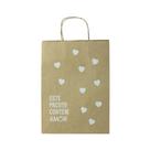 Sacola Kraft Personalizada De Coração Delivery 23,5x10x31,5 C/ 10 Un Sacola Kraft Personalizada De Coração Delivery 23,5x10x31,5 C/ 10 Un
