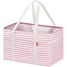 Sacola LHZK dobrável impermeável 47x30x29 cm rosa