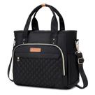 Sacola LMGO Medium para mulheres com vários bolsos preta