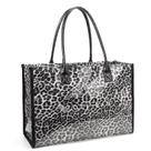Sacola Lushandy PVC para mulheres grande transparente com papel Kraft