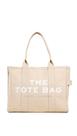 Sacola Marc Jacobs The Large Bege/Tan Canvas para mulheres Sacola Marc Jacobs The Large Bege/Tan Canvas para mulheres