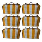 Sacola Nylon Feira 33x45x21cm Medeiros Sortido (Pct c/6)