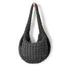 Sacola ODODOS acolchoada Carryall para mulheres a carvão