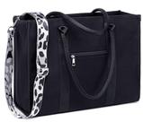 Sacola para laptop BTOOP para mulheres, ombro de trabalho, lona de 15,6"