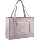 Sacola para laptop EMPSIGN para mulheres, 16 polegadas, impermeável, cinza, rosa