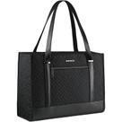 Sacola para laptop EMPSIGN para mulheres, impermeável, preta de 16 polegadas Sacola para laptop EMPSIGN para mulheres, impermeável, preta de 16 polegadas