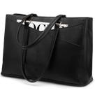 Sacola para Laptop LOVEVOOK 15,6" - Couro Impermeável Preta - Feminina Sacola para Laptop LOVEVOOK 15,6" - Couro Impermeável Preta - Feminina