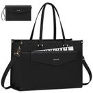 Sacola para laptop LOVEVOOK 2 em 1 de couro impermeável de 15,6 polegadas Sacola para laptop LOVEVOOK 2 em 1 de couro impermeável de 15,6 polegadas