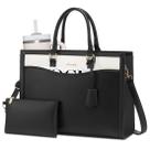 Sacola para laptop LOVEVOOK Leather Office Work 15,6" preta Sacola para laptop LOVEVOOK Leather Office Work 15,6" preta
