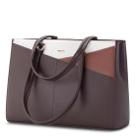 Sacola para laptop LOVEVOOK para mulheres 15,6" café/marrom/bege