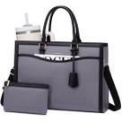 Sacola para laptop LOVEVOOK para mulheres de 15,6" em lona/azul embaçado