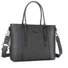 Sacola para laptop MOSISO PU de couro impermeável 17-17,3" cinza Sacola para laptop MOSISO PU de couro impermeável 17-17,3" cinza