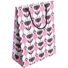Sacola para Presente Decorada FEMININA/AMOR Grande 40X29X12CM Pacote com 10