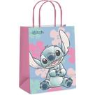 Sacola para Presente Decorada STITCH Sweet M 26X19,5X9,5CM Pacote com 10