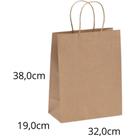 Sacola para Presente KRAFT GG 38X32X20CM Pacote com 10 Unidades Sacola para Presente KRAFT GG 38X32X20CM Pacote com 10 Unidades