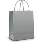 Sacola para Presente Lisa Prata 26X19,5X9,5CM - Pacote com 10 Unidades Sacola para Presente Lisa Prata 26X19,5X9,5CM - Pacote com 10 Unidades