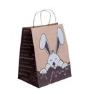 Sacola Páscoa Coelho 20x15x25cm Kit 100 Un Embalagem Para Ovo De Chocolate Presente Lembrancinha