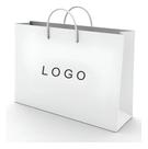 Sacola Personalizada 1 Cor Logo - 23x8x23 Cm Lojas - 200 Un