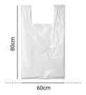 Sacola Plástica Branca Polietileno Reciclado 60x80 - 5kg