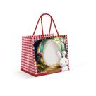 Sacola Premium Para Caixa Meio Ovo Com Visor - Contos De Páscoa - 22x20x14cm - 1 unidade - Cromus - Rizzo