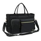 Sacola Rabjen Nurse for Work com capa para laptop de 15,6 polegadas preta