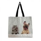 Sacola retornavel basic+ gato/cachorro