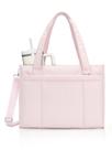 Sacola RHDZO Puffer Work para mulheres com laptop de 15,6" rosa Sacola RHDZO Puffer Work para mulheres com laptop de 15,6" rosa
