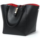Sacola sqlp Large Work para mulheres, bolsas de grife pretas