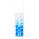 Sacola Térmica para Garrafa de Vinho 25x9x9cm Kenya Azul