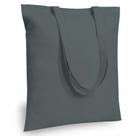 Sacola TopDesign Economical, pacote com 24 unidades, 38 x 40,6 cm, algodão cinza