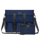 Sacola TopDesign Utility resistente à água com 22 bolsos azuis
