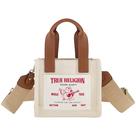 Sacola True Religion Mini Travel Feminina de Lona Natural