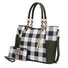 Sacola Vegana MKF Collection Mariely - Couro Verde Oliva