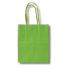 Sacola verde limao (17,5x8,5x21,5cm) c/ 10 un.