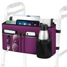 Sacola Walker FINPAC grande com porta-copos roxa