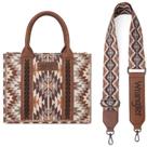 Sacola Wrangler Boho Aztec para mulheres com alça de guitarra