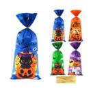 Sacolas De Presente De Gato Fantasma De Halloween 25 50 100pcs Embalagem De Doces E Biscoitos Para
