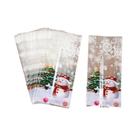 Sacolas De Presente De Natal Com Tema De Papai Noel E Boneco De Neve, 25-50 Unidades, Embalagens Sacolas De Presente De Natal Com Tema De Papai Noel E Boneco De Neve, 25-50 Unidades, Embalagens