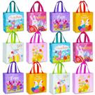 Sacolas de presente Exun Happy Easter, pacote com 12, Bunny Carrot Chick Design