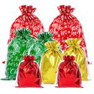 Sacolas de presente joycraft, 20 peças, conjunto de cordão de alumínio de Natal