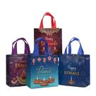 Sacolas impermeáveis não tecidas do Diwali Festival, pacote com 12