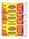 Sacos 50l Preto Embalixo - Mega Econômico Com 100 Und Sacos 50l Preto Embalixo - Mega Econômico Com 100 Und
