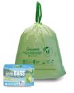 Sacos compostáveis com cordão UNNI 23-30L 45 unidades e 45 sacos