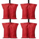 Sacos de areia de barraca Canopy Weights ABCCANOPY de 50,8 kg, pacote com 4 unidades (vermelhos)