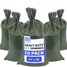 Sacos de areia DURASACK Heavy Duty Tecido de Polipropileno 50kg x20