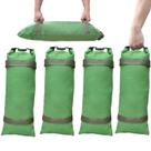 Sacos de areia para barreira contra enchentes Ywkdnf, 4 peças, lona, capacidade de 22,5 kg Sacos de areia para barreira contra enchentes Ywkdnf, 4 peças, lona, capacidade de 22,5 kg